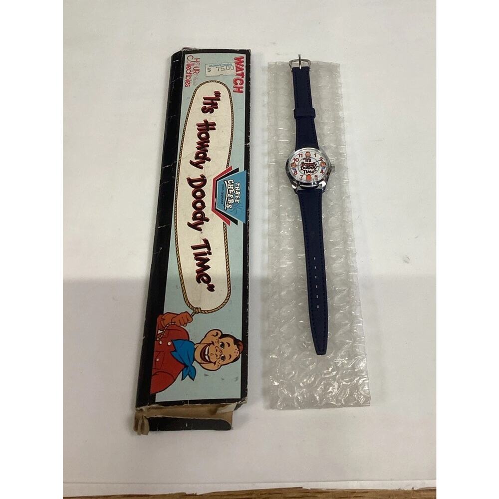 Vintage 1987 Howdy Doody Wind-Up Watch - New